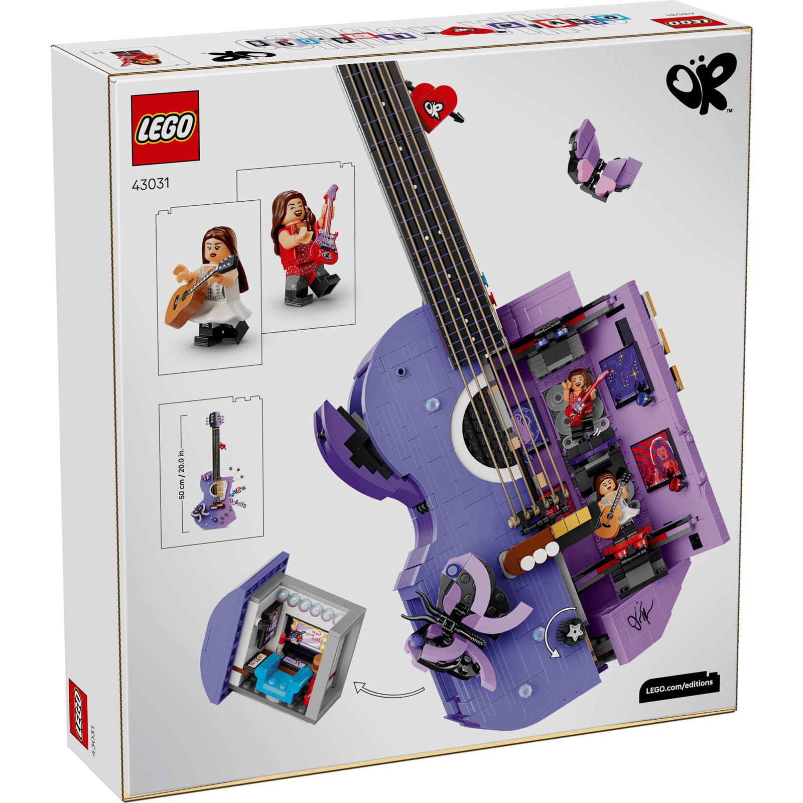 LEGO Editions Olivia Rodrigo's dubbele gitaar (43031)
