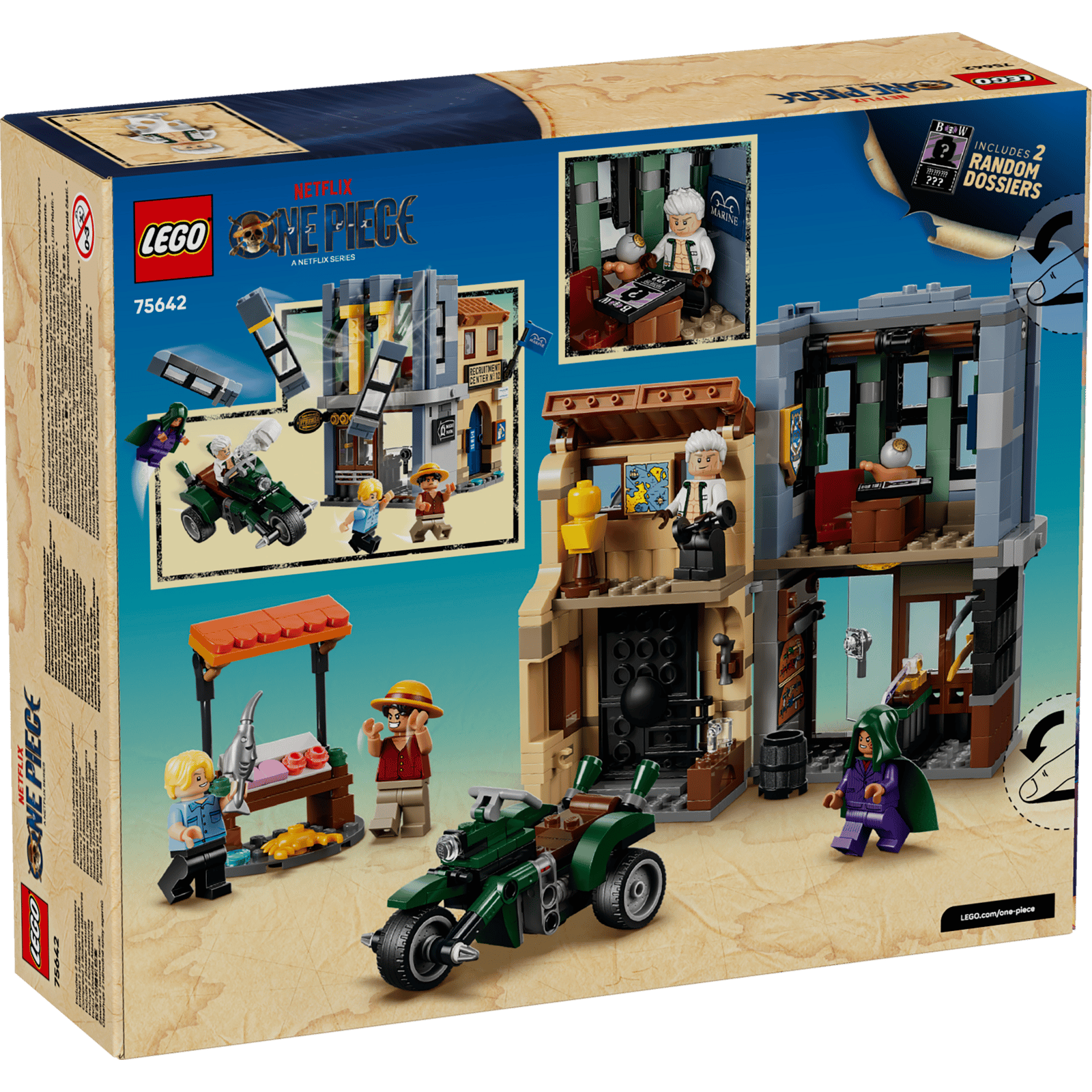 LEGO ONE PIECE Confrontatie met kapitein Smoker