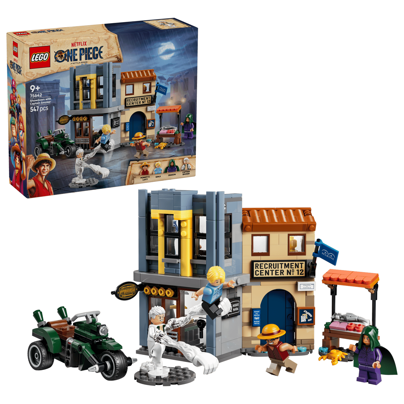LEGO ONE PIECE Confrontatie met kapitein Smoker