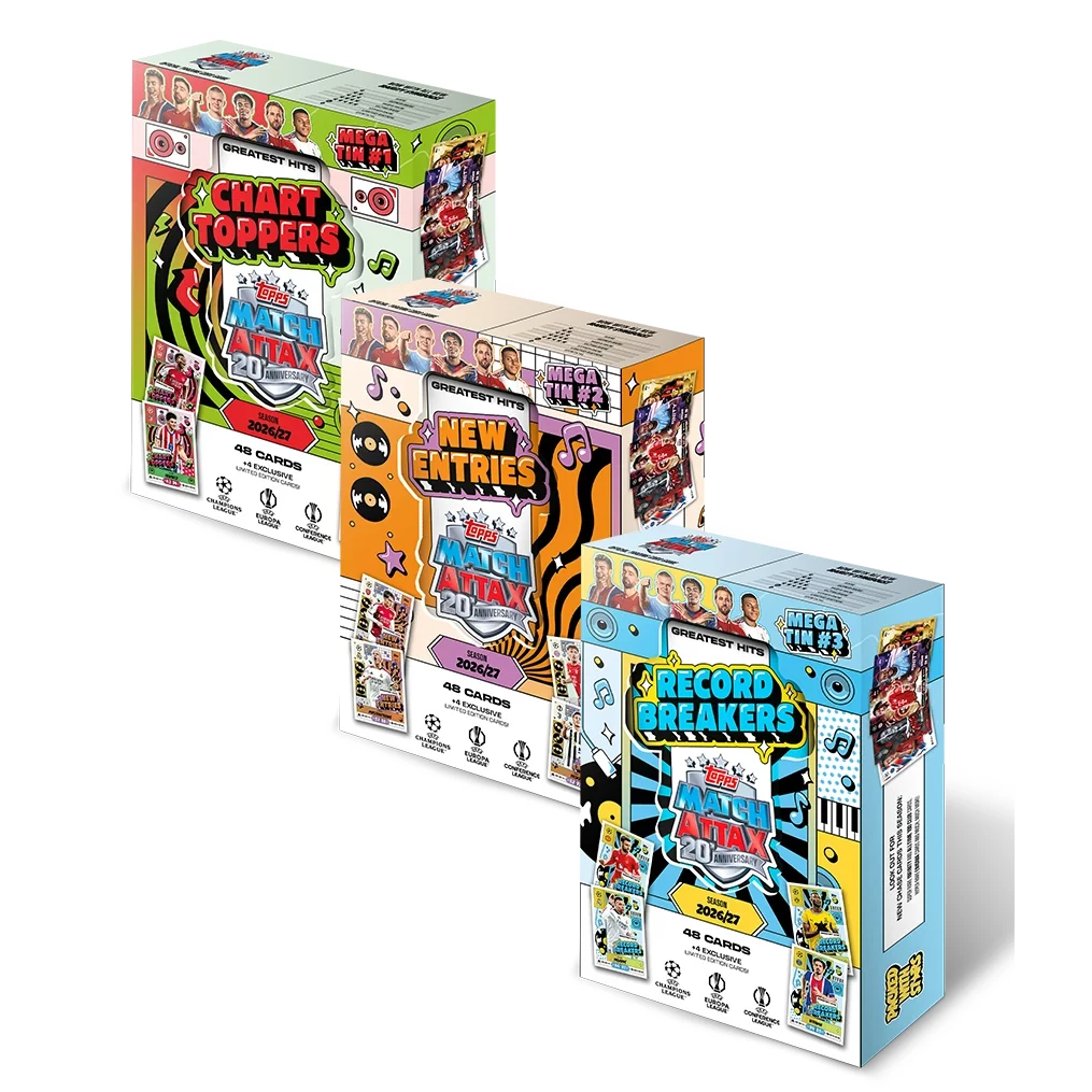 Topps 2026/27 UCC Match Attax Mega Tin Chart Toppers