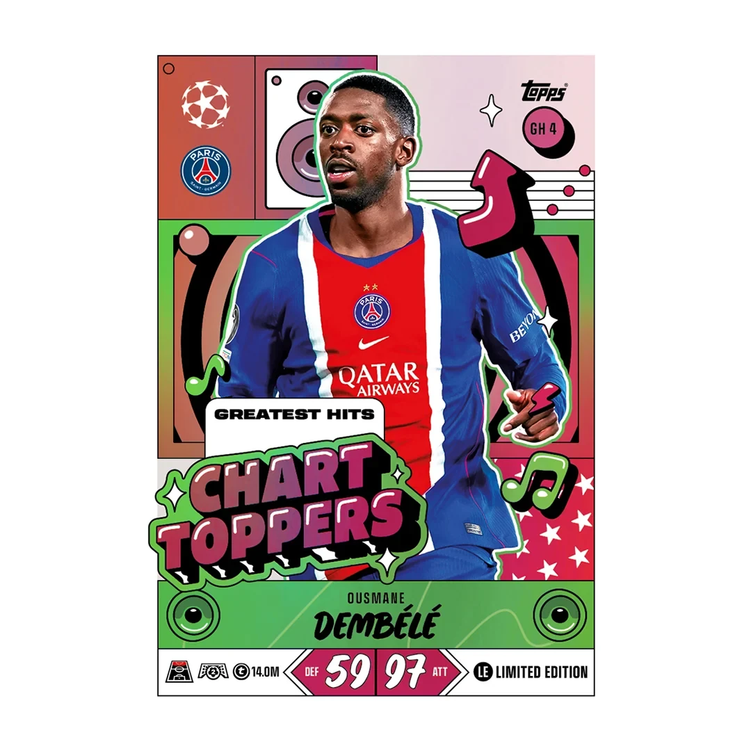 Topps 2026/27 UCC Match Attax Mega Tin Chart Toppers - Afbeelding 8