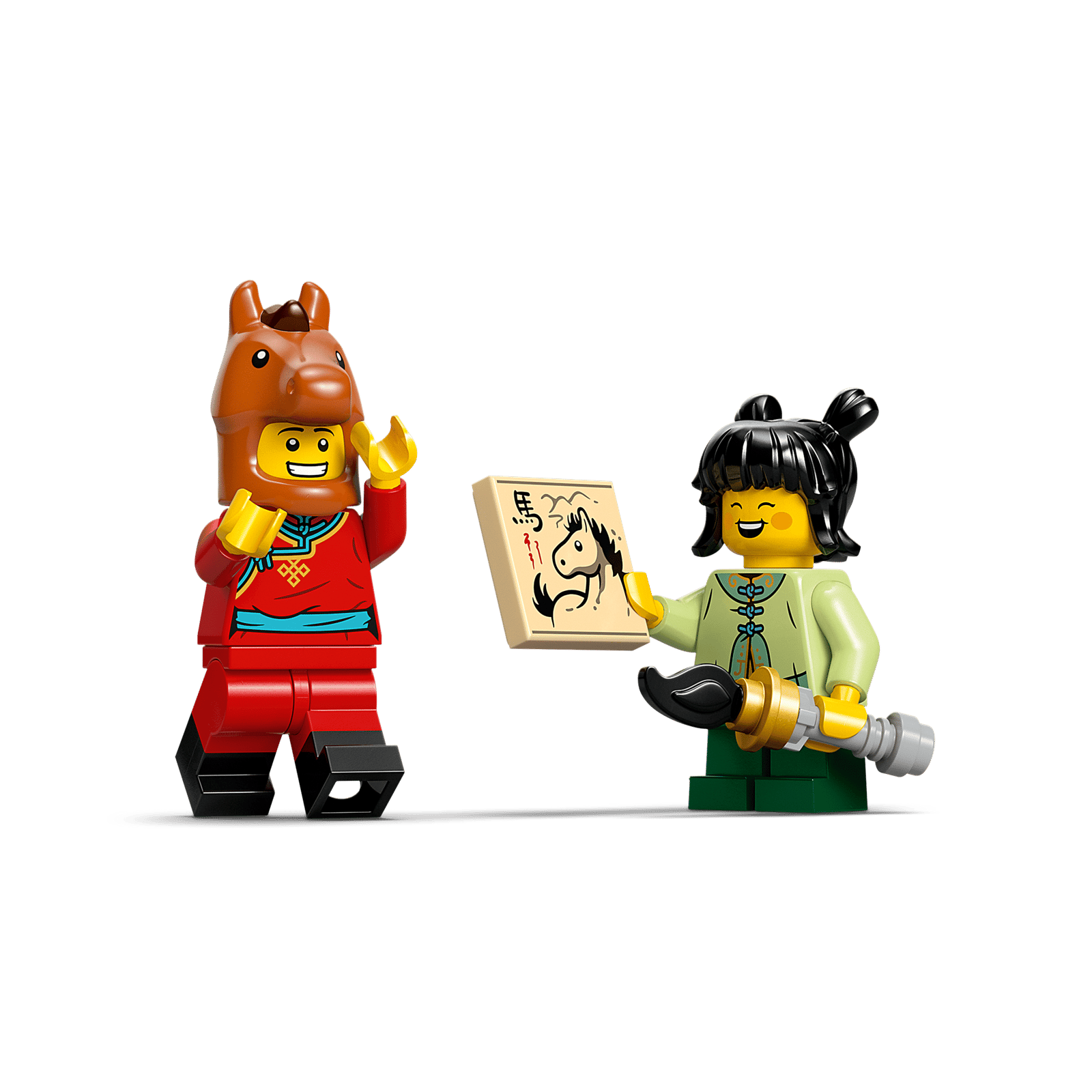 80119 LEGO Display met Galopperende Paarden - Afbeelding 4