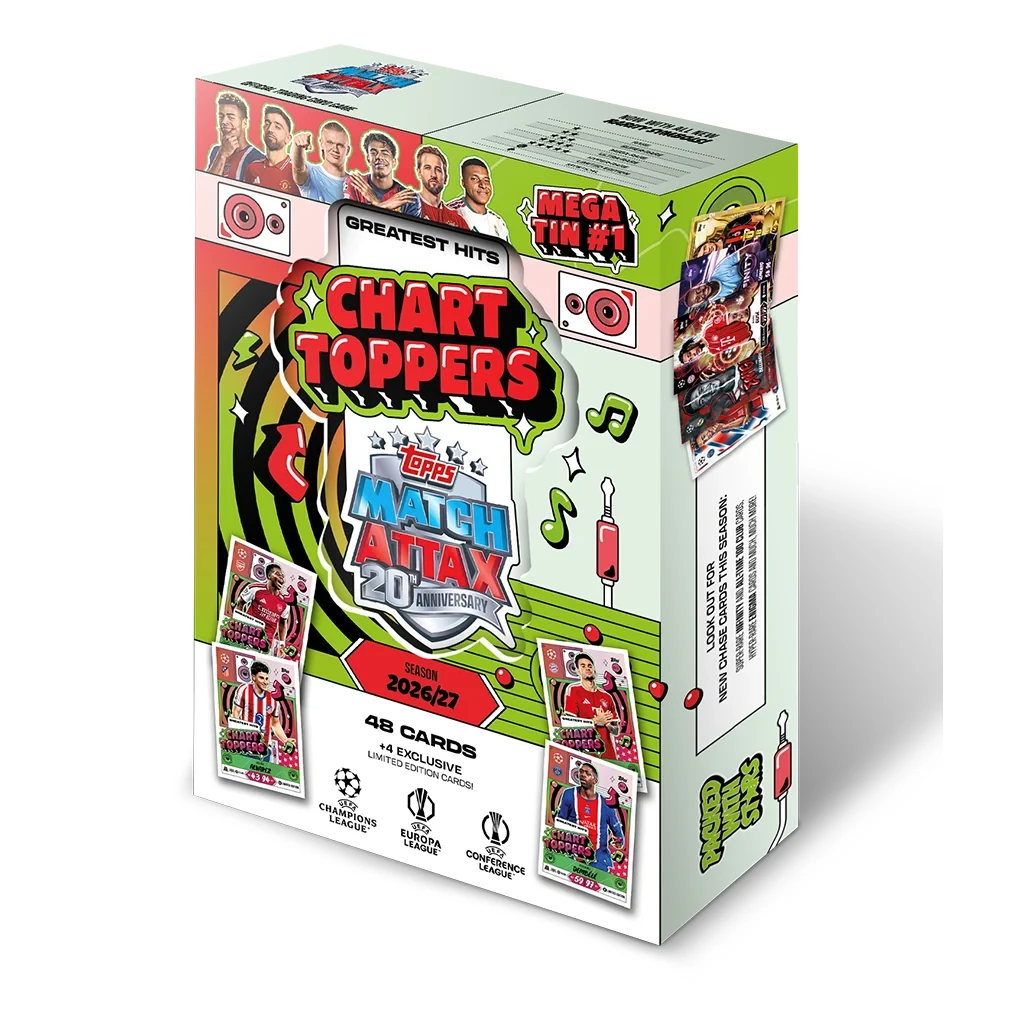 Topps 2026/27 UCC Match Attax Mega Tin Chart Toppers - Afbeelding 2