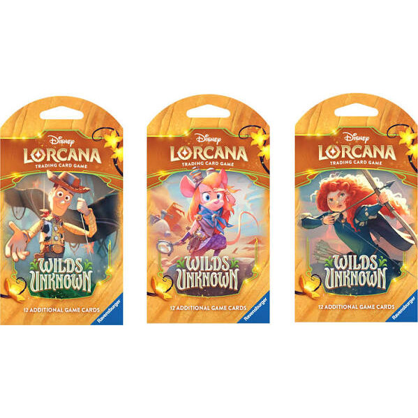 disney lorcana wilds unknown sleeved booster