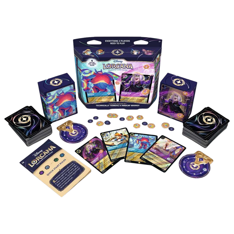 disney lorcana hyperia city 2-player starter deck