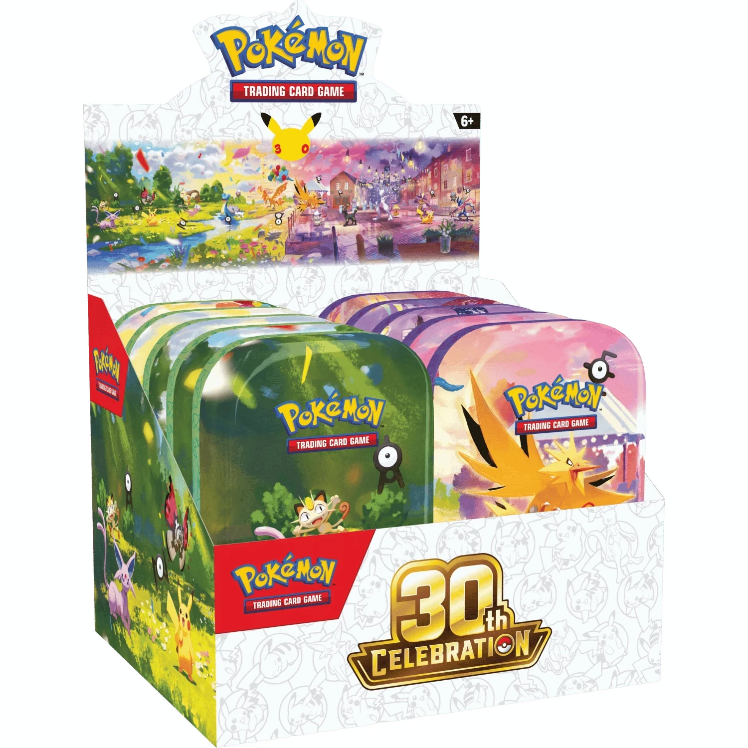 30th Celebration Mini Tin Display