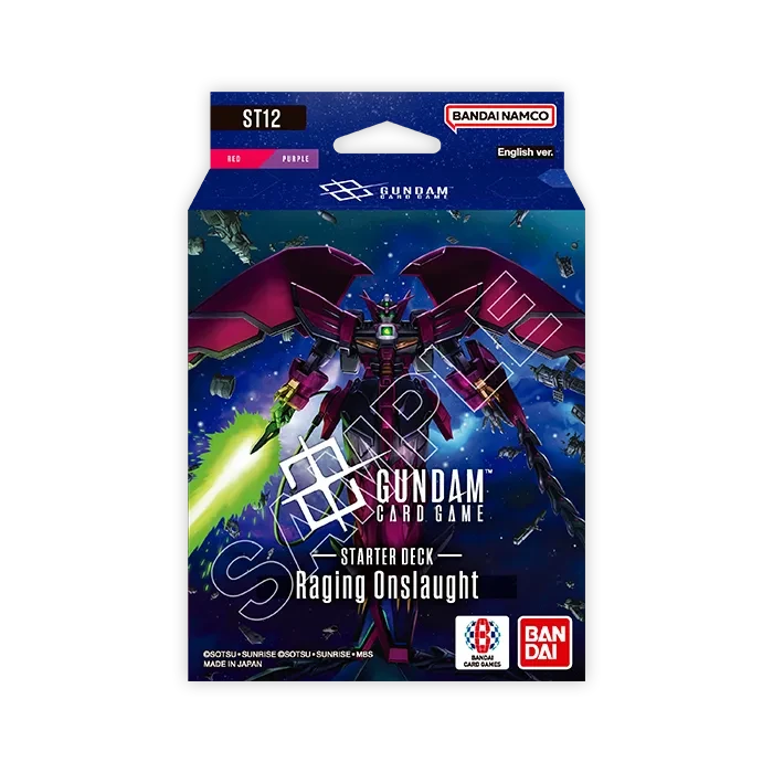 gundam st12 raging onslaught starter deck
