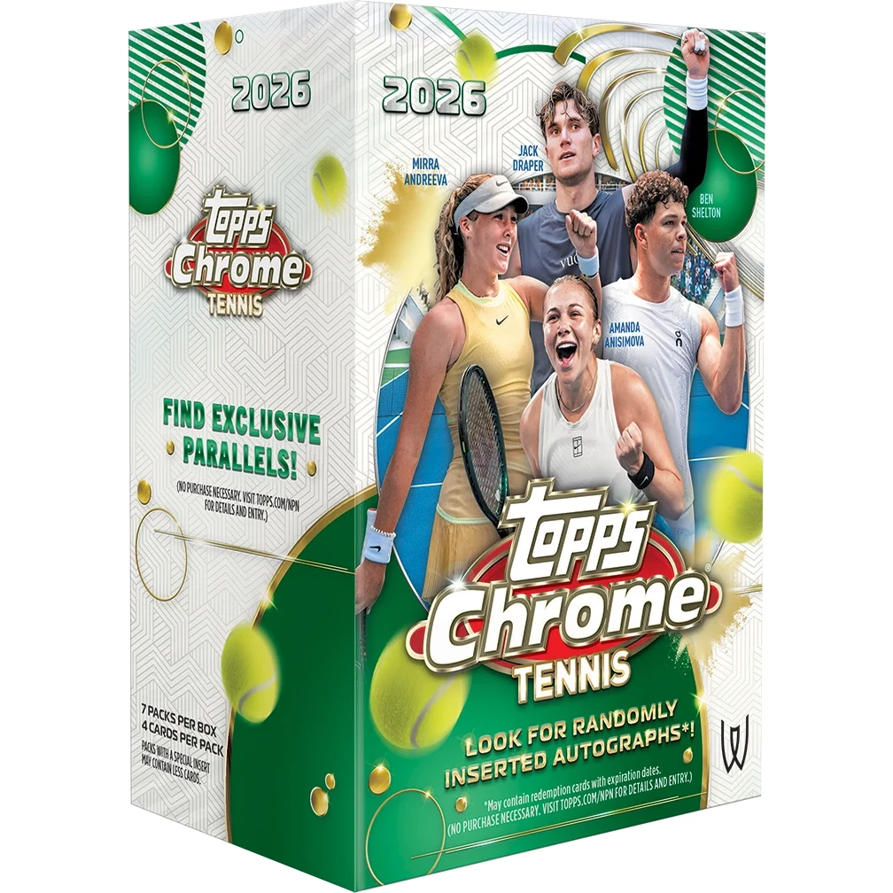 Topps 2026 Chrome Tennis Value Box