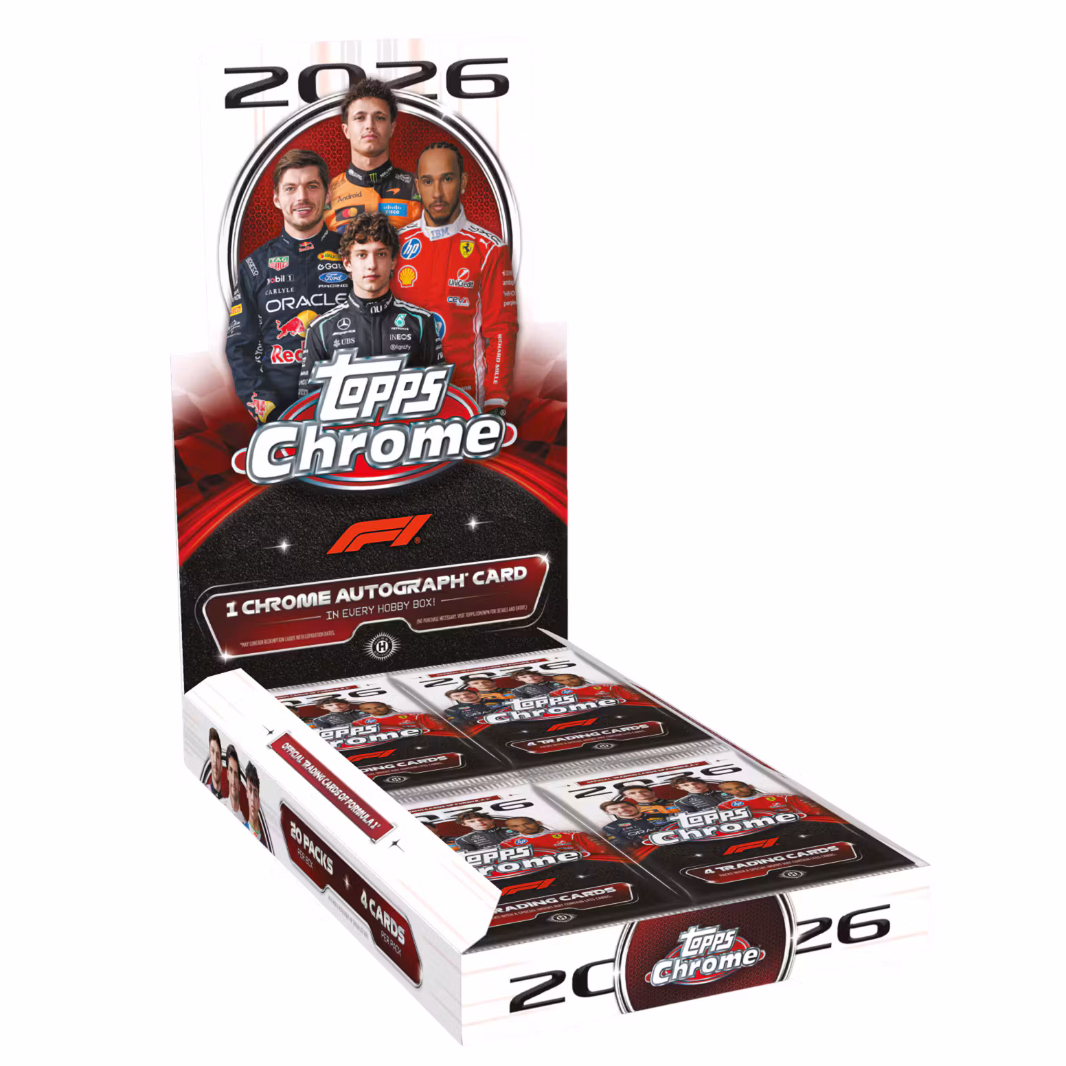 Topps 2026 Chrome Formula 1 Hobby Box